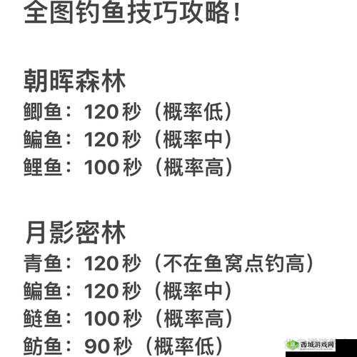 小森生活钓鱼攻略技巧,怎么钓鱼方法详解